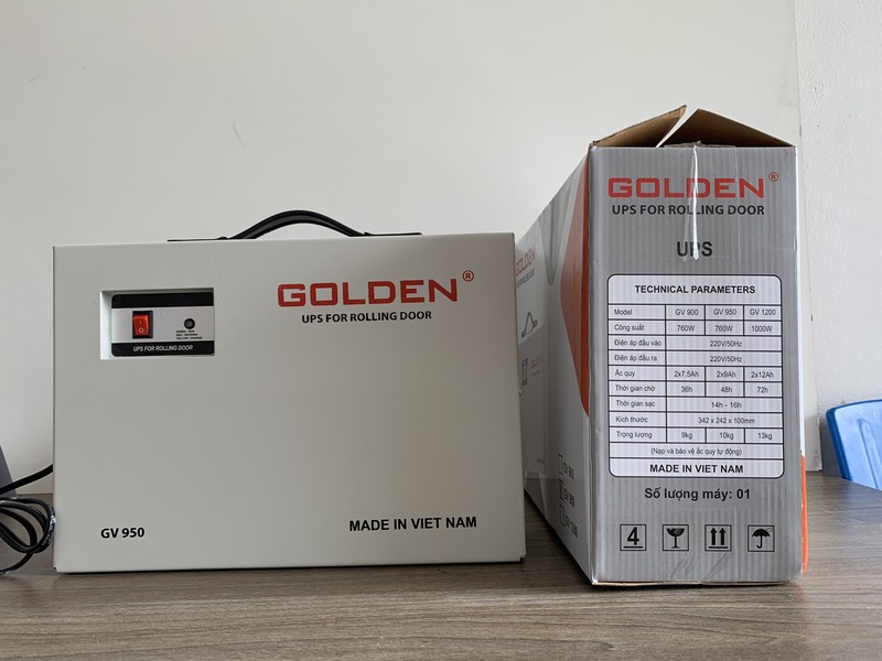 Lưu điện cửa cuốn Golden GV95